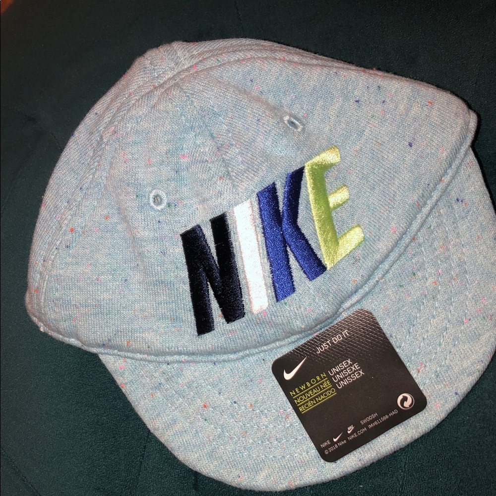 Nike Blue Cap with Multicolor Logo
